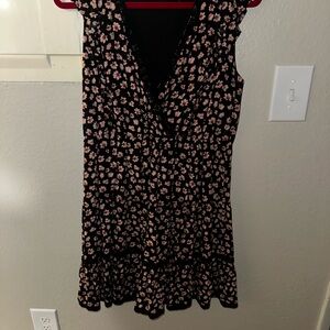 Maurices Black and Pink Floral dress